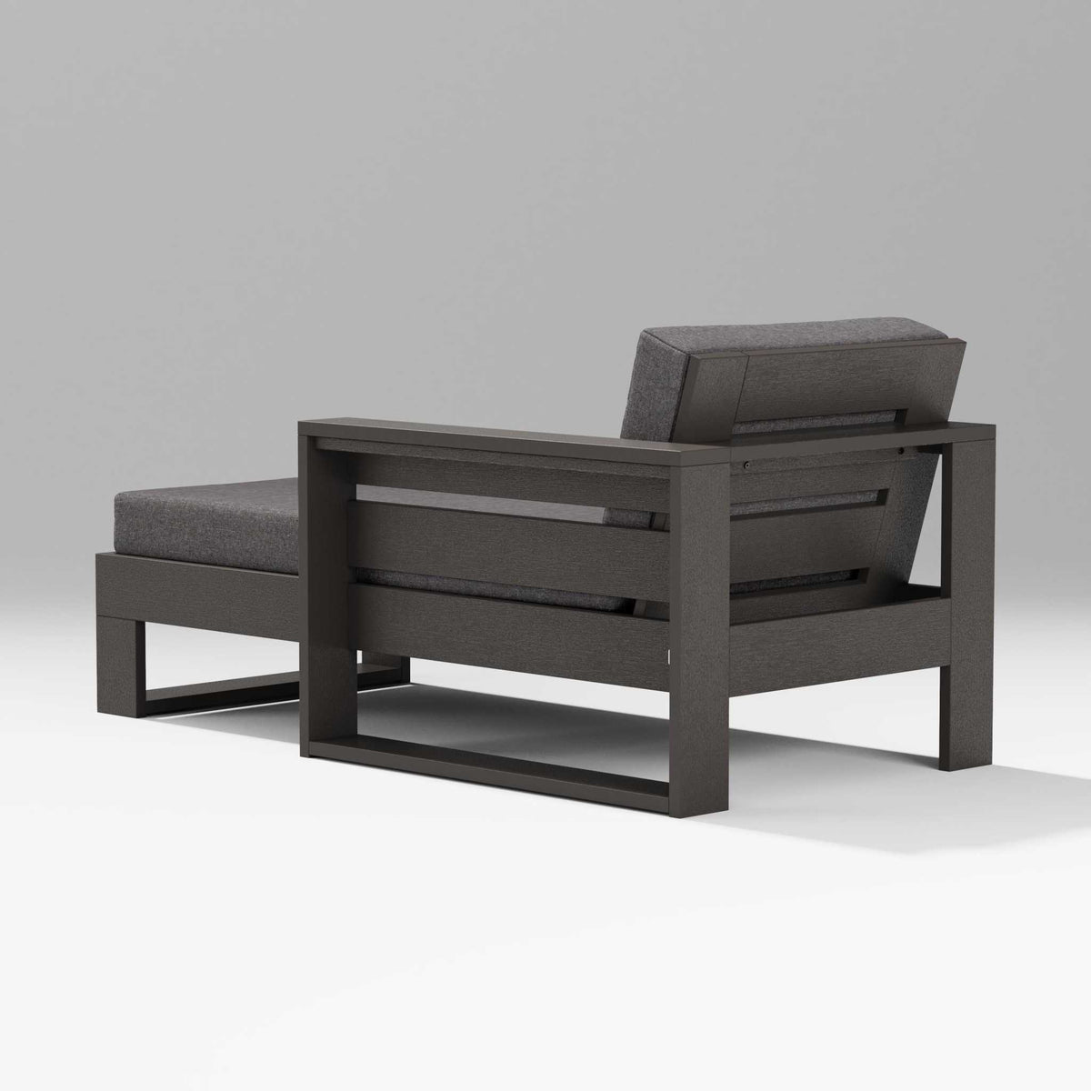 POLYWOOD Latitude Modular Right Arm Chaise angle view