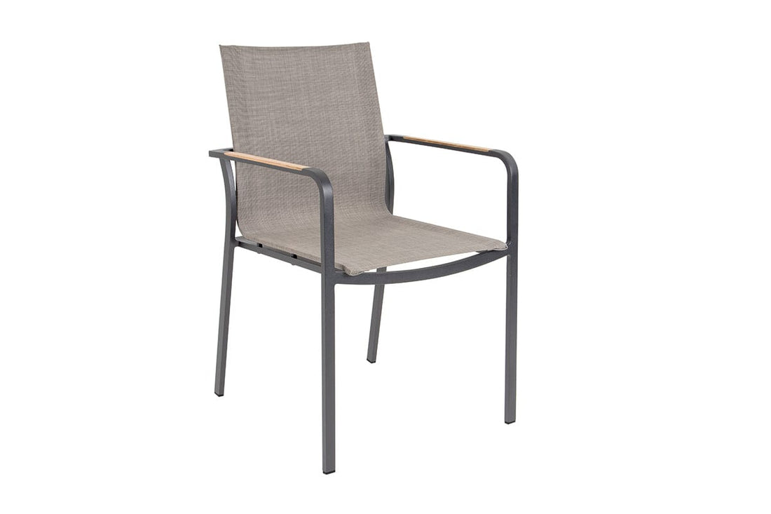 Kiera Aluminum Sling Dining Chair - Casual Furniture World