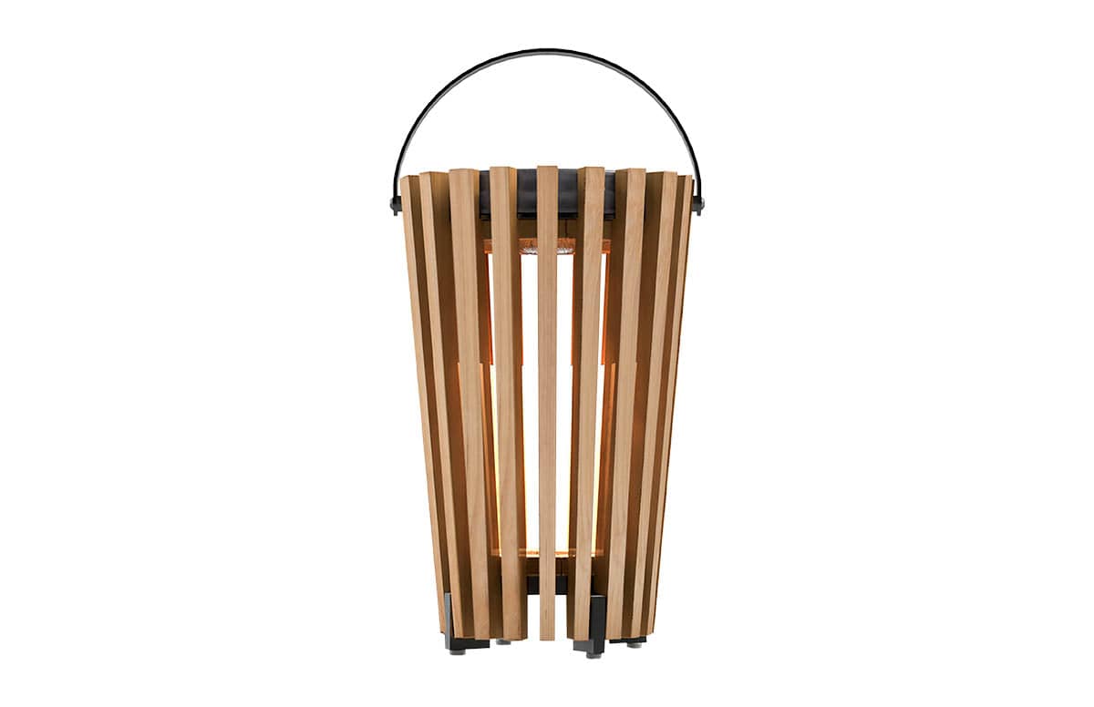 Lane Teak Lamp - Casual Furniture World