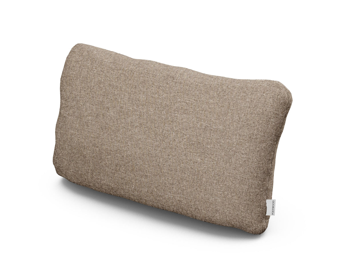 POLYWOOD Outdoor Lumbar Pillow in Spiced Burlap