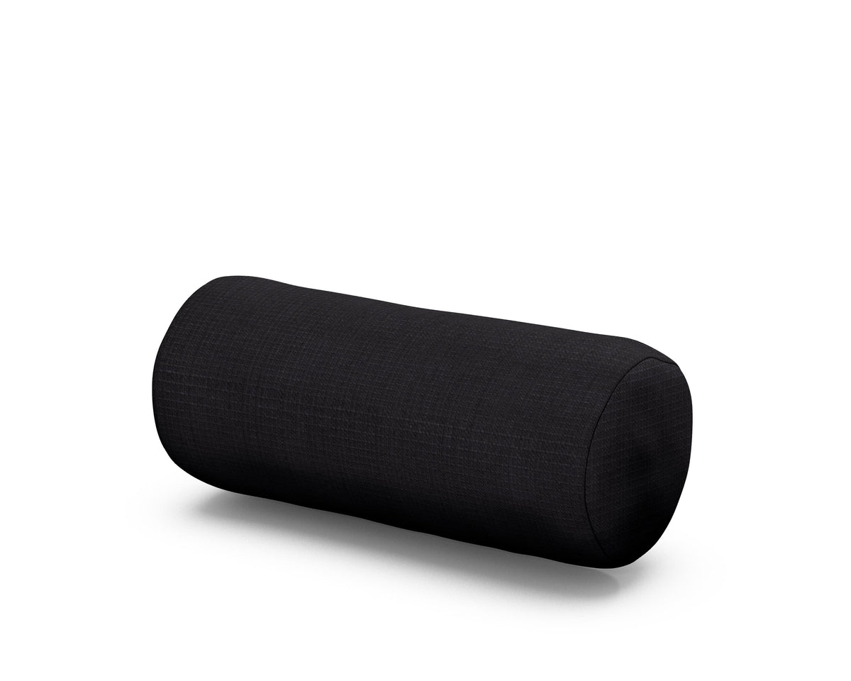 POLYWOOD Outdoor Bolster Pillow in Midnight Linen