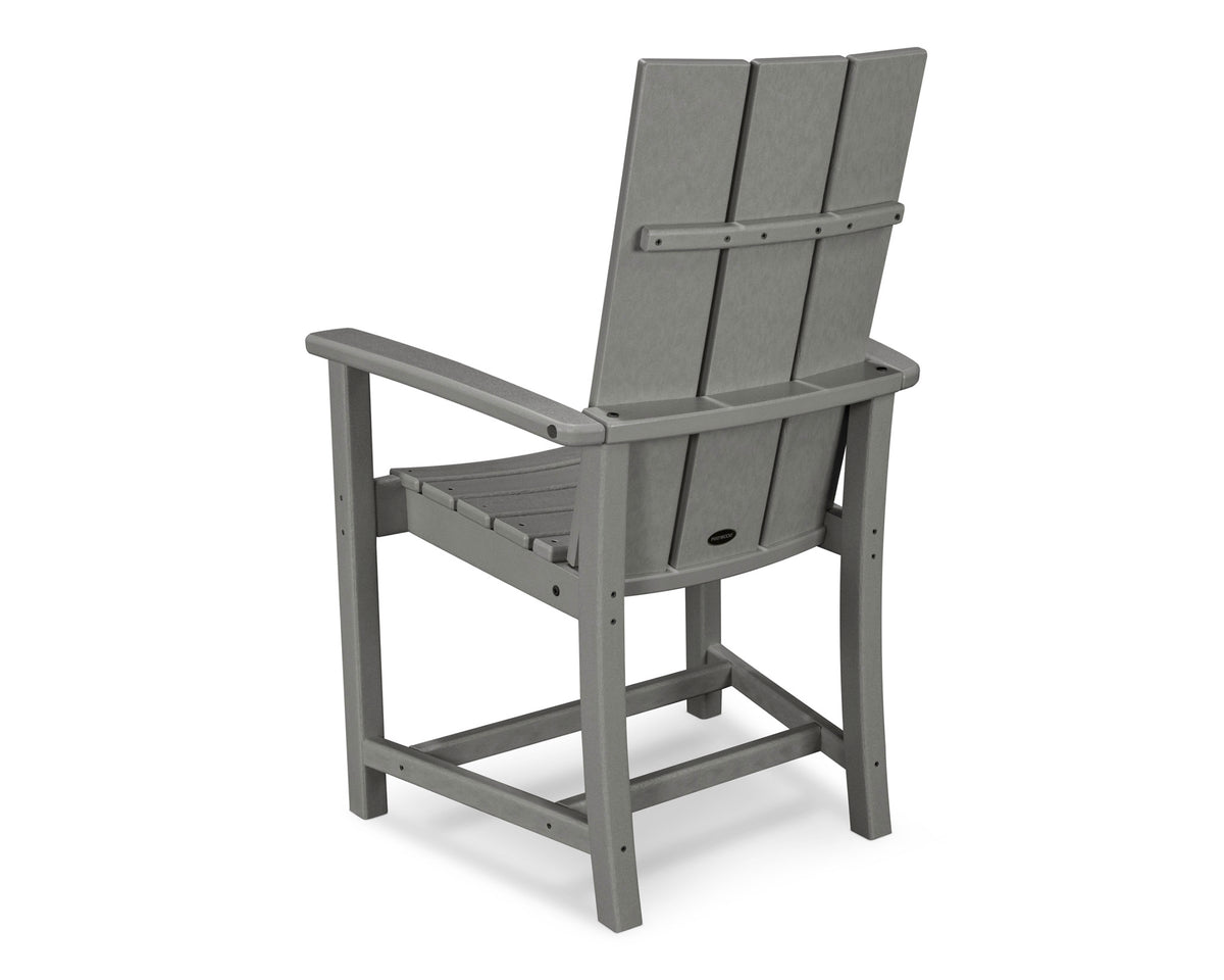 POLYWOOD Modern Adirondack Dining Chair angle view