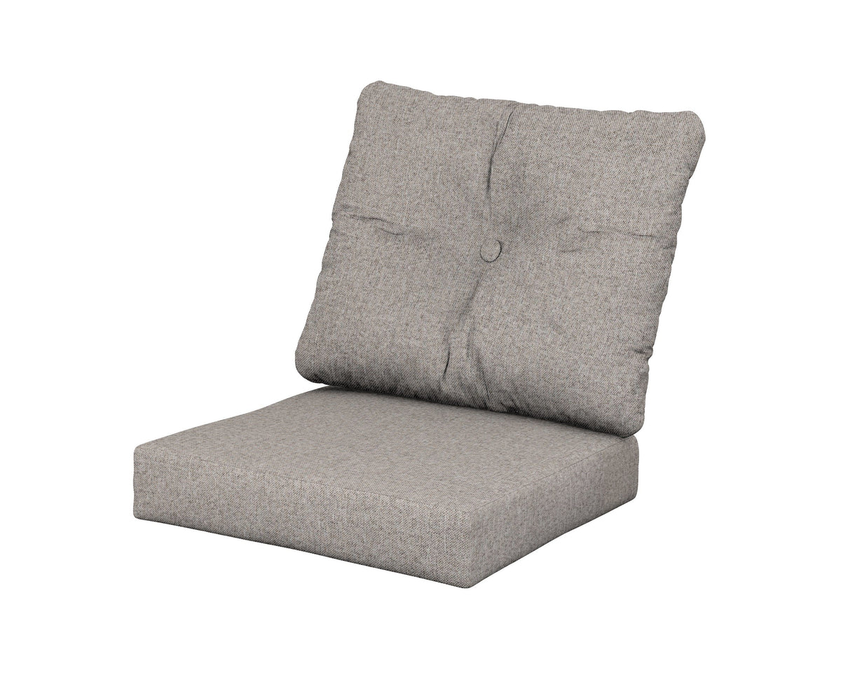POLYWOOD Vineyard Seat/Back Cushion in Weathered Tweed