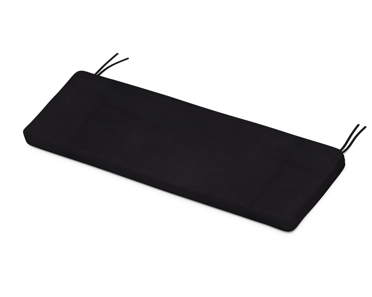 POLYWOOD Chinoiserie 60" Bench Seat Cushion in Midnight Linen