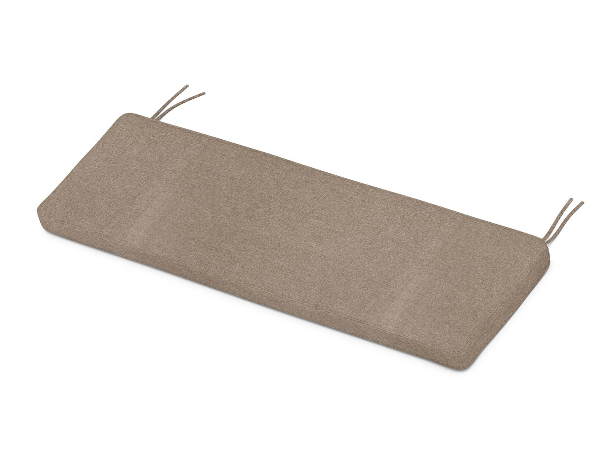 POLYWOOD Chinoiserie 60" Bench Seat Cushion in Spiced Burlap