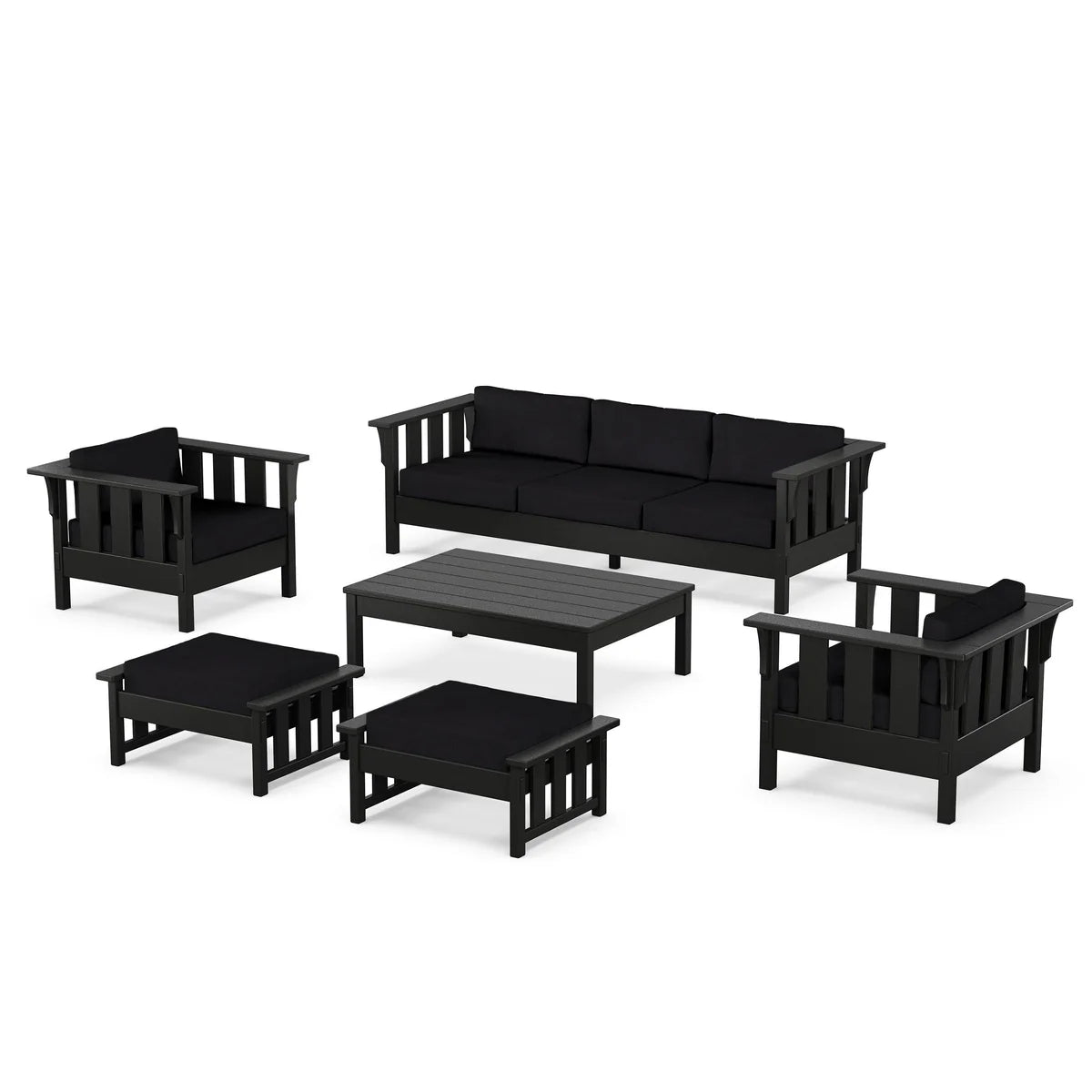 POLYWOOD Acadia 6-Piece Lounge Sofa Set