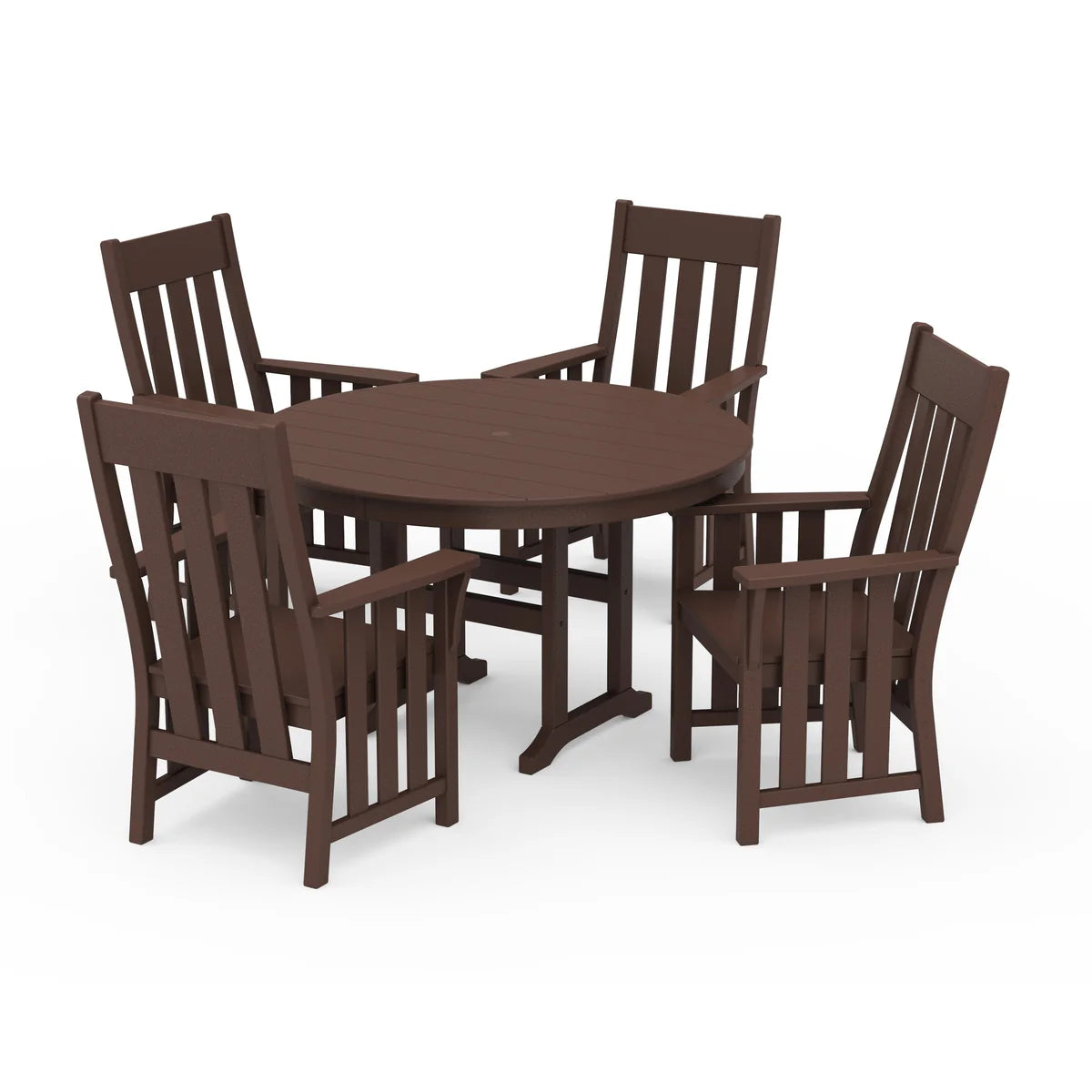 POLYWOOD Acadia 5-Piece Farmhouse Dining Set