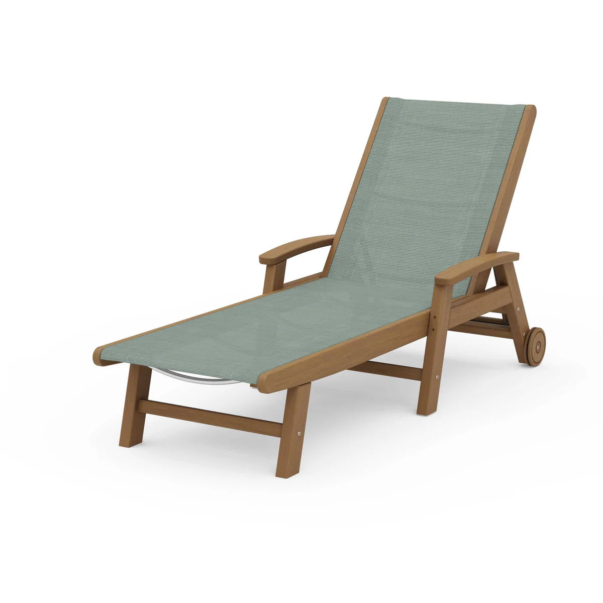 POLYWOOD Coastal Chaise with Wheels