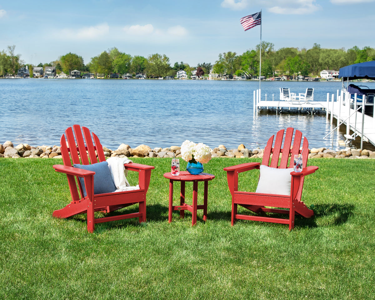 Lifestyle photo of the POLYWOOD Classic Adirondack Chair (2)