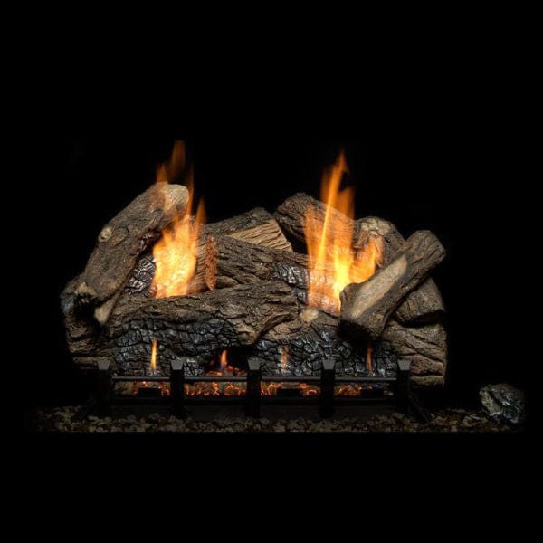 Berkley Oak Vent-Free Gas Log Set - Casual Furniture World