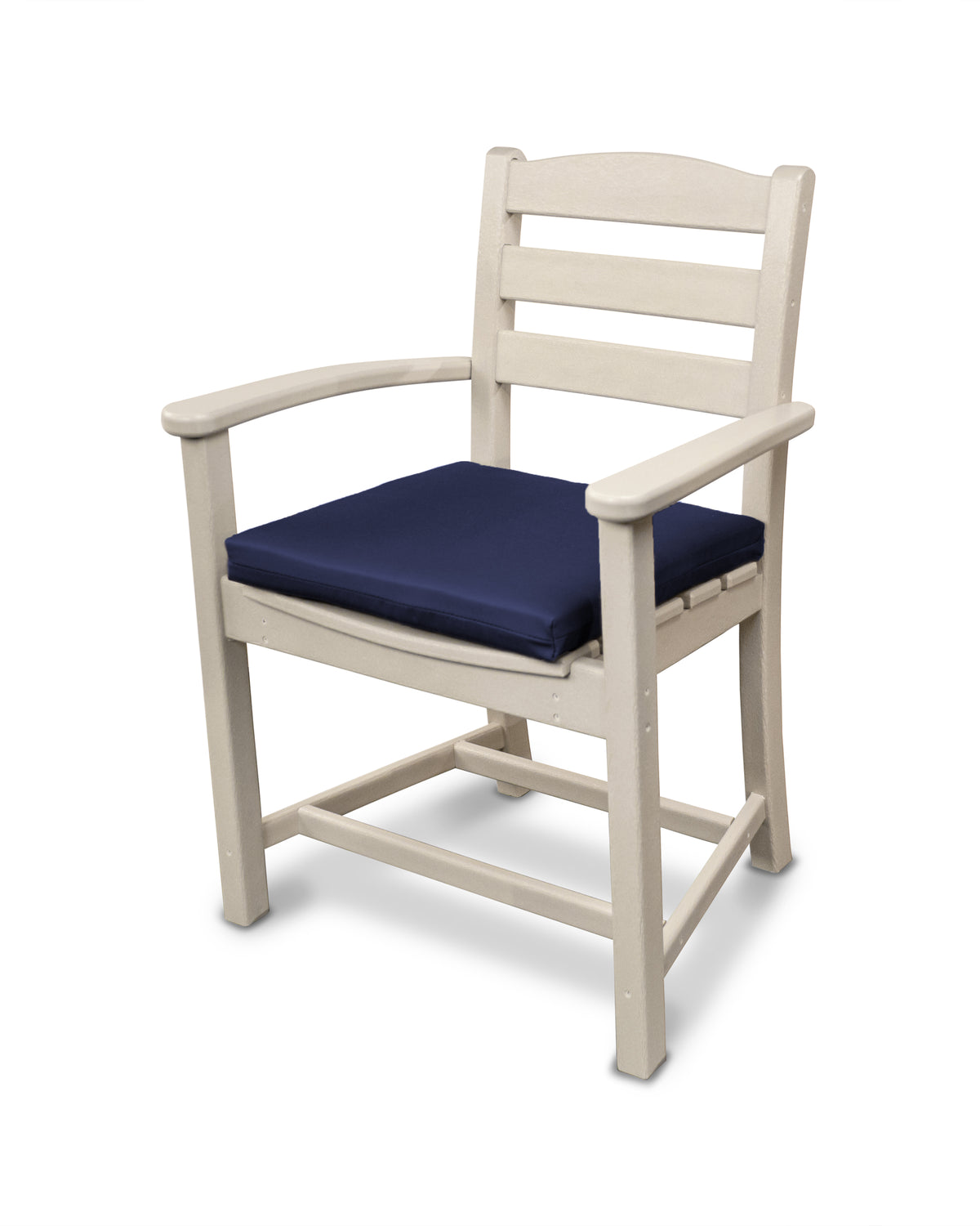 POLYWOOD Ateeva™ 17" x 17" Outdoor Seat Cushion by POLYWOOD® in Navy