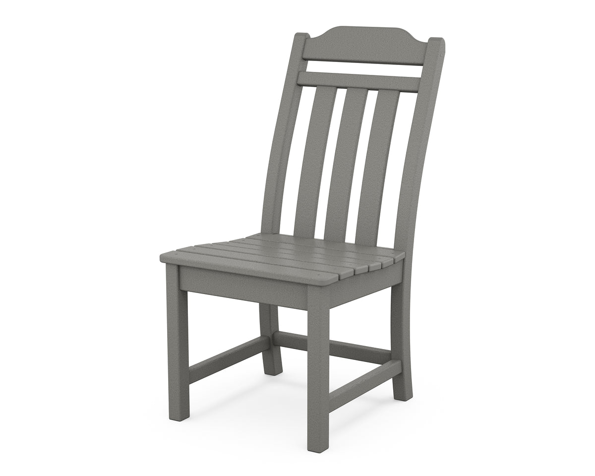POLYWOOD Cottage Dining Side Chair in Slate Grey