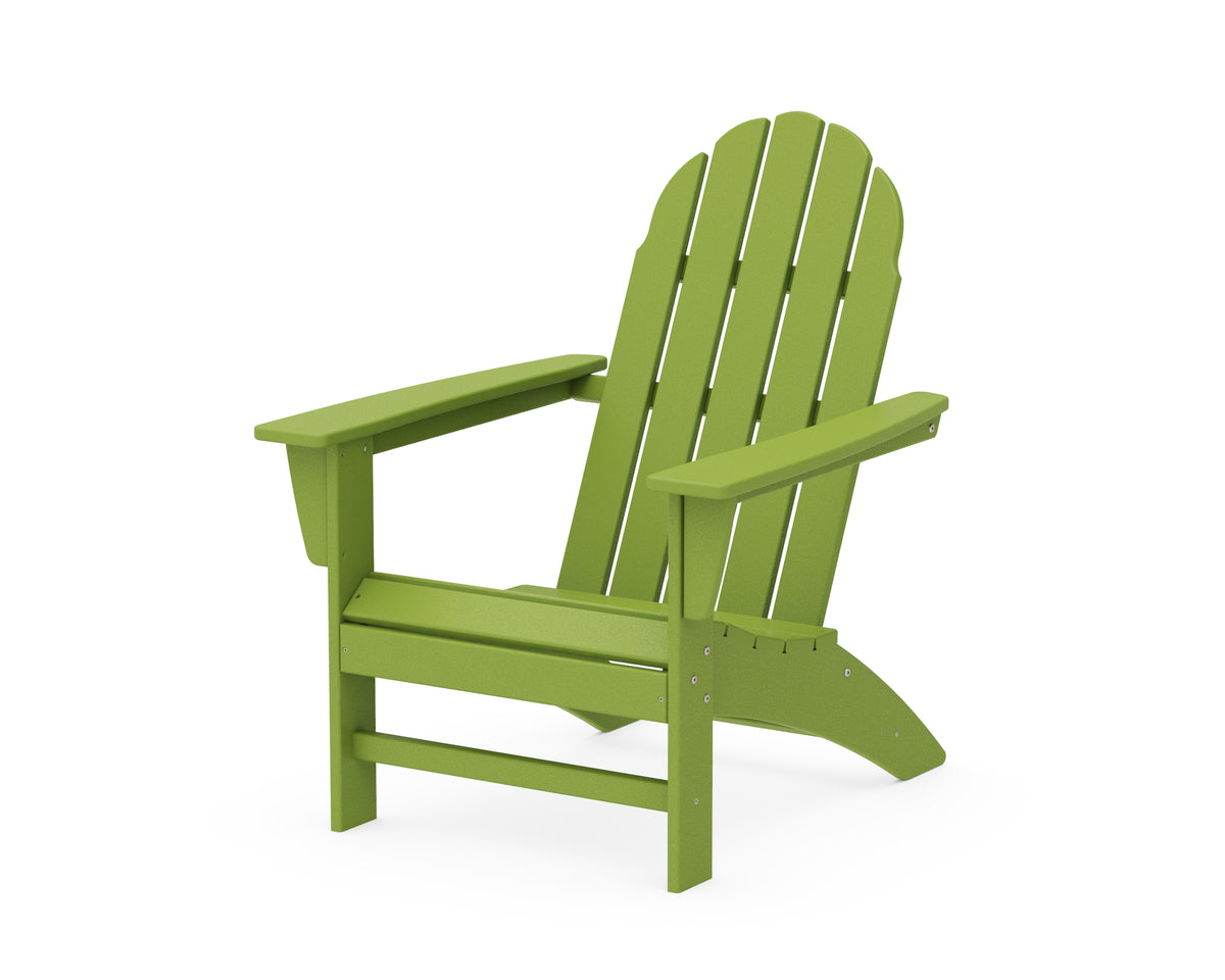 POLYWOOD Vineyard Adirondack Chair in Lime