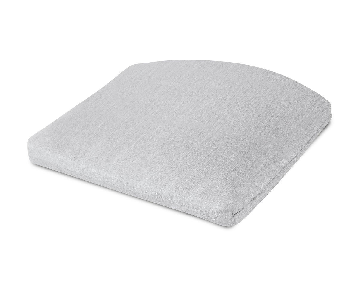 POLYWOOD Seat Cushion - 12.65"D x 15"W x 2.5"H in Granite