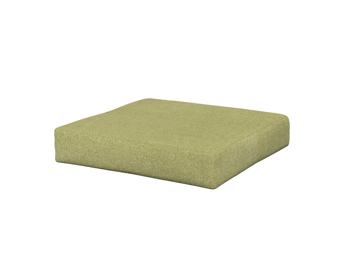 POLYWOOD Vineyard Ottoman Cushion in Chartreuse Boucle