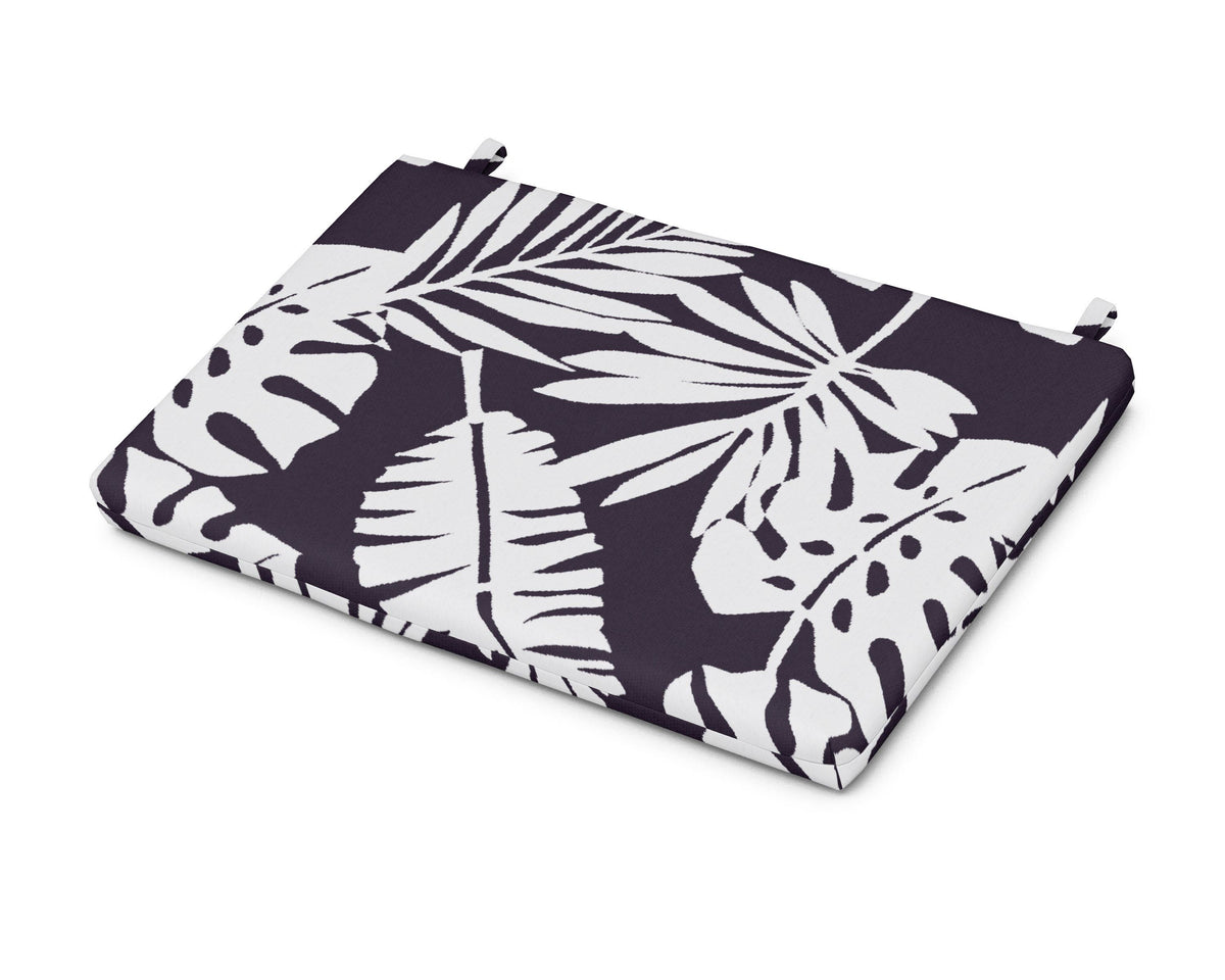 POLYWOOD Eastport Lounge Chair Cushion in Leaf Navy