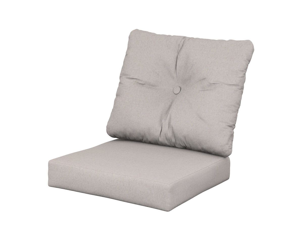 POLYWOOD Prescott Seat/Back Cushions in Dune Burlap