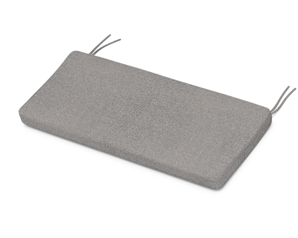POLYWOOD Chinoiserie 48" Bench Seat Cushion in Grey Mist