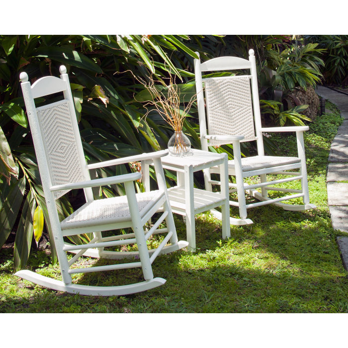 POLYWOOD Jefferson Woven Rocking Chair