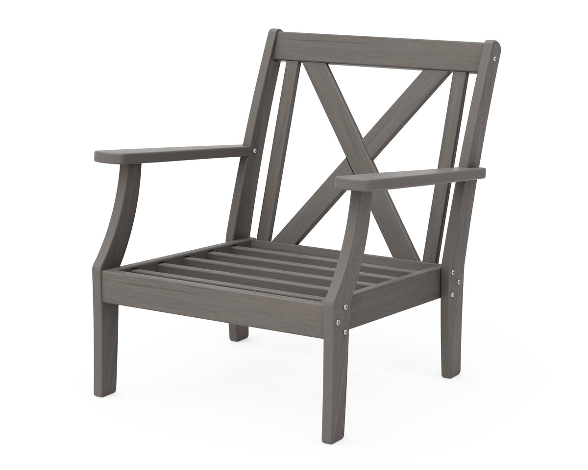 POLYWOOD Braxton Deep Seating Chair Frame in Driftwood