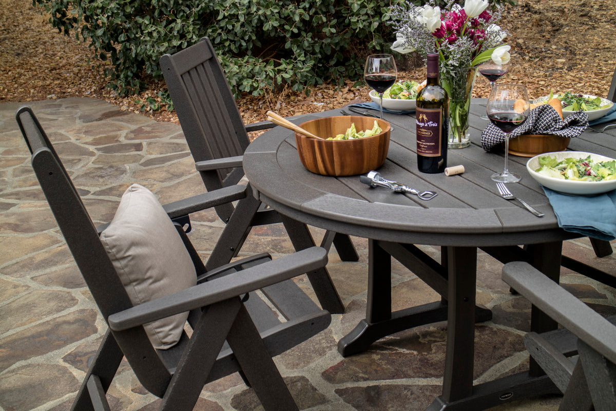 POLYWOOD Vineyard Folding Dining Chair lifestyle