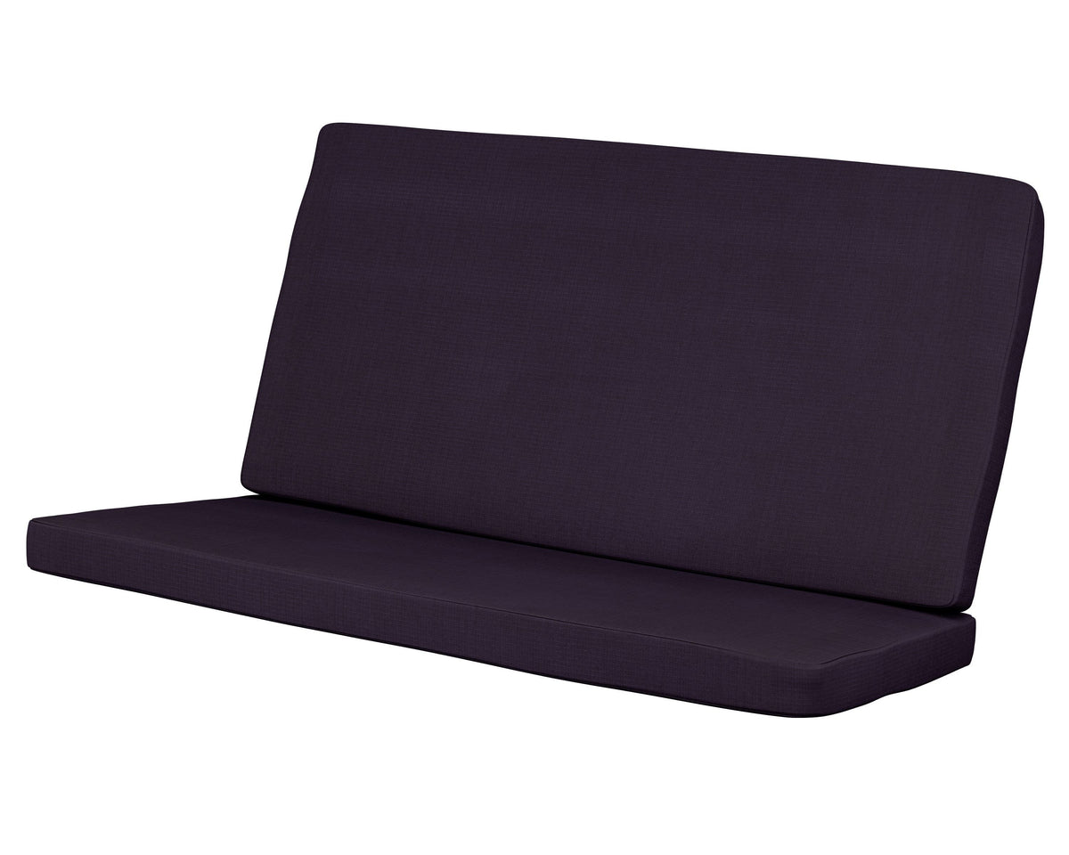 POLYWOOD Modern Loveseat Cushion in Navy Linen