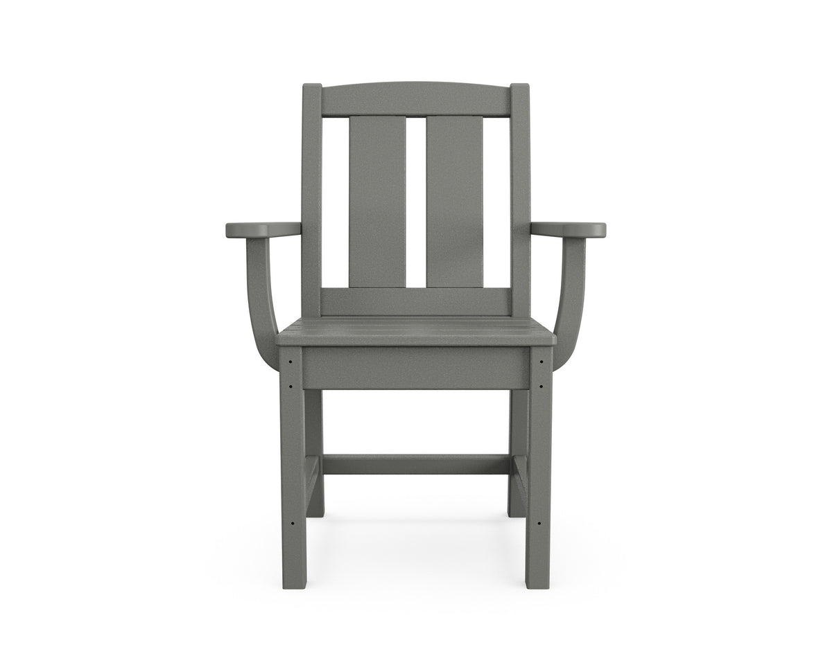 POLYWOOD Mission Dining Arm Chair angle view