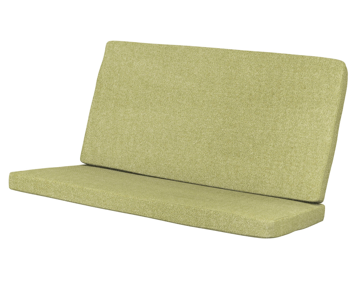 POLYWOOD Modern Loveseat Cushion in Chartreuse Boucle