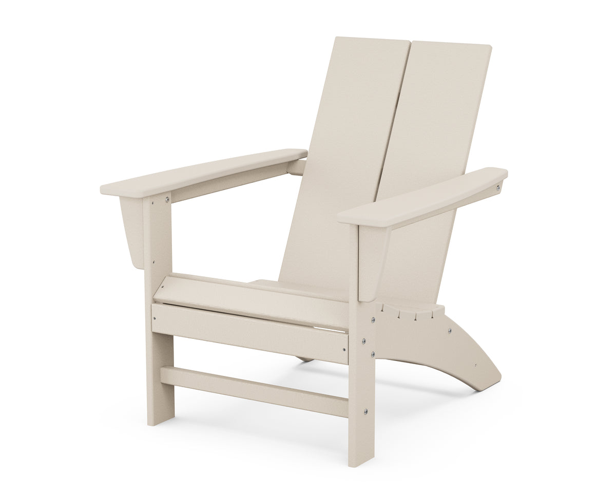 POLYWOOD Cottage Modern Adirondack Chair in Sand