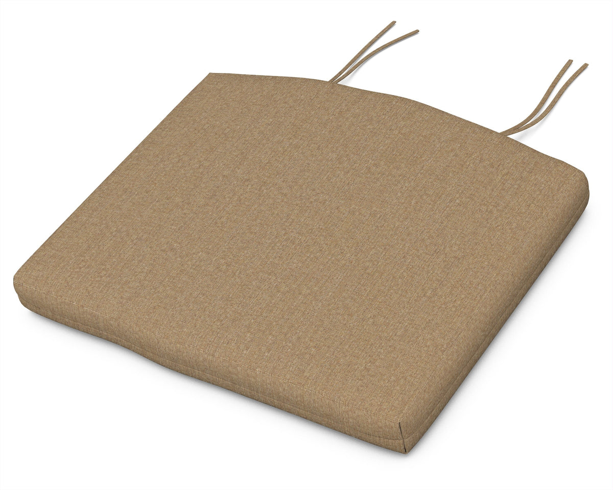 POLYWOOD Standard Seat Cushion 17"D x 20.5"W x 2.5"H in Sesame