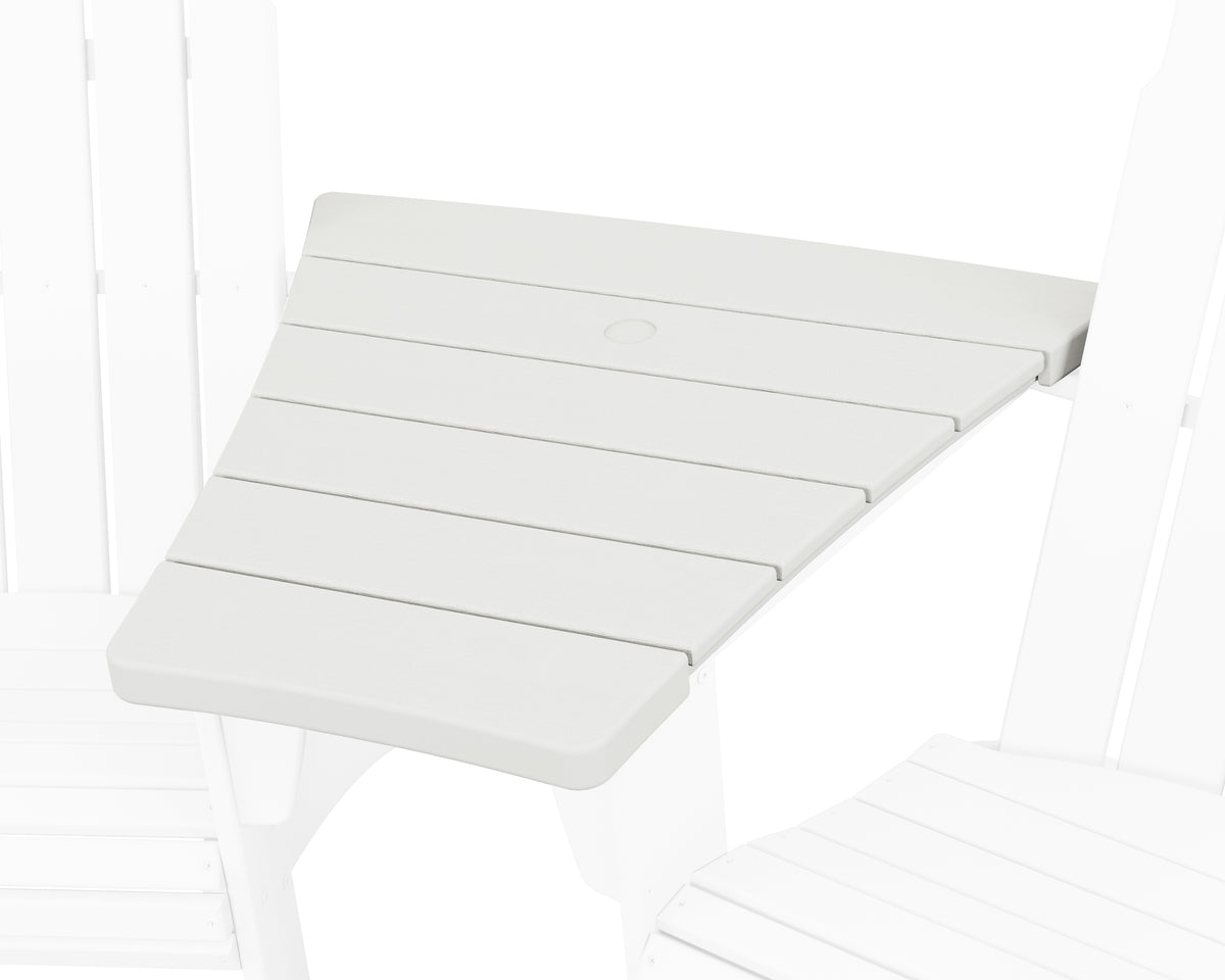 POLYWOOD 600 Series Angled Adirondack Connecting Table in Vintage White