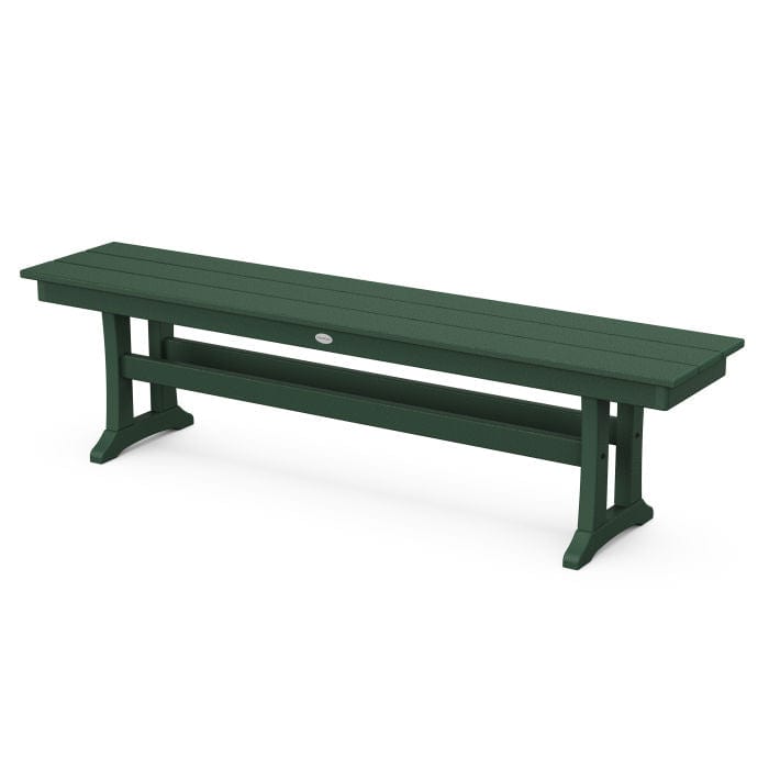 Polywood Farmhouse Trestle 65" Bench - Casual Furniture World