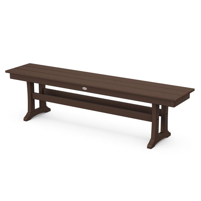 Polywood Farmhouse Trestle 65" Bench - Casual Furniture World