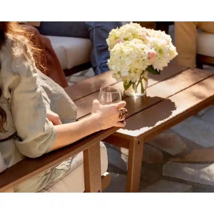 Alternate view of the POLYWOOD Lakeside 4-Piece Seating Set