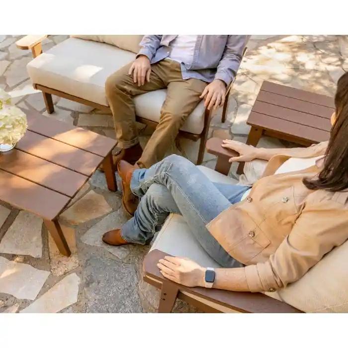 Additional view of the POLYWOOD Lakeside 4-Piece Seating Set