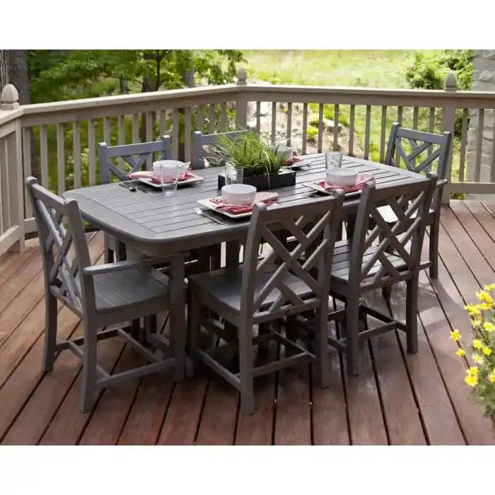 Polywood Chippendale 7-Piece Dining Set - Casual Furniture World
