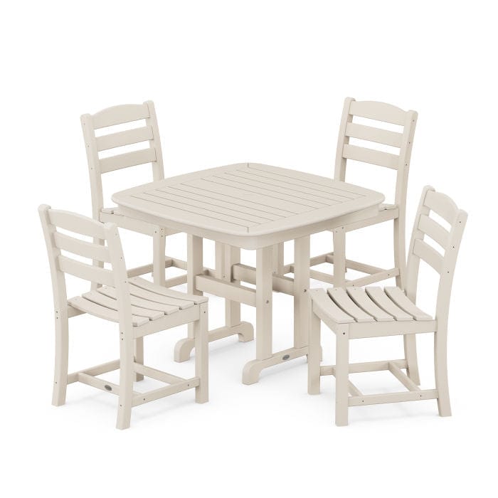 Polywood La Casa Café 5-Piece Side Chair Dining Set - Casual Furniture World