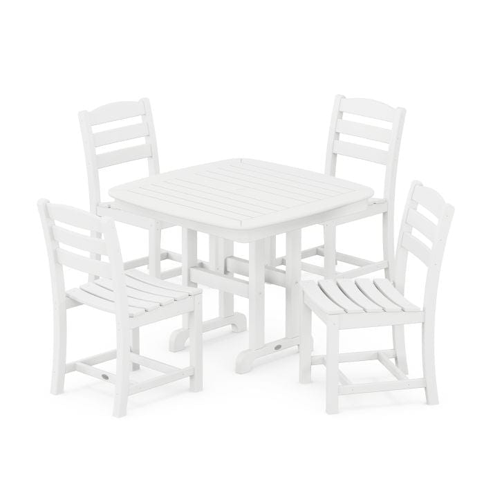 Polywood La Casa Café 5-Piece Side Chair Dining Set - Casual Furniture World