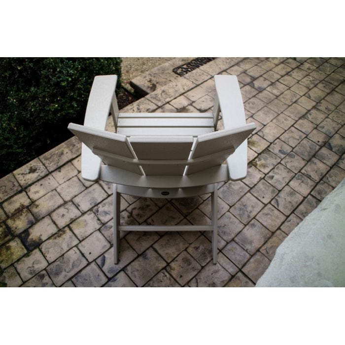 Polywood Modern 3-Piece Curveback Adirondack Set with Newport End Table - Casual Furniture World