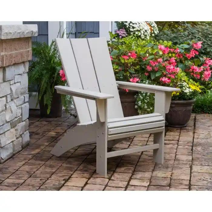 Polywood Modern Curveback Adirondack Chair - Casual Furniture World