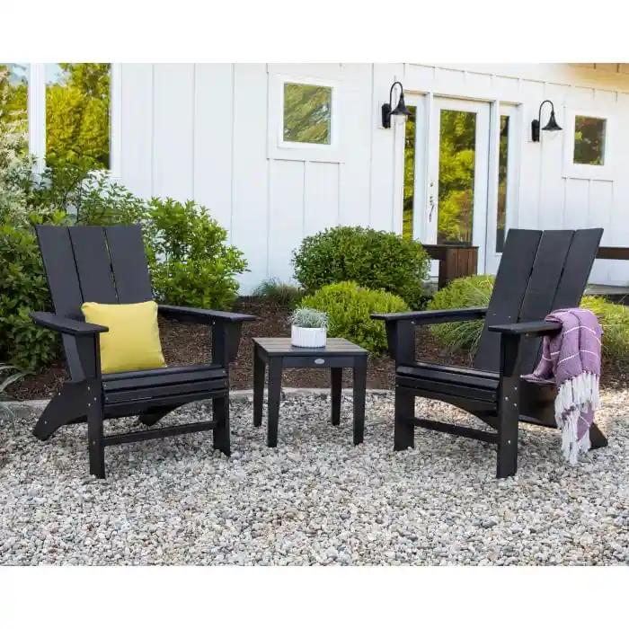 Polywood Modern Curveback Adirondack Chair - Casual Furniture World