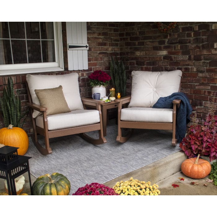 POLYWOOD Vineyard 3-Piece Deep Seating Rocking Chair Set photo 8