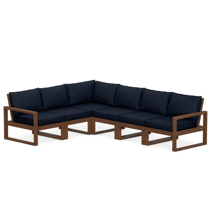 Polywood EDGE 6-Piece Modular Deep Seating Set - Casual Furniture World