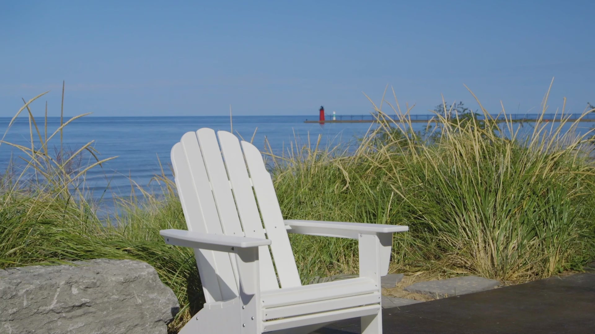 POLYWOOD Vineyard Curveback Adirondack Chair
