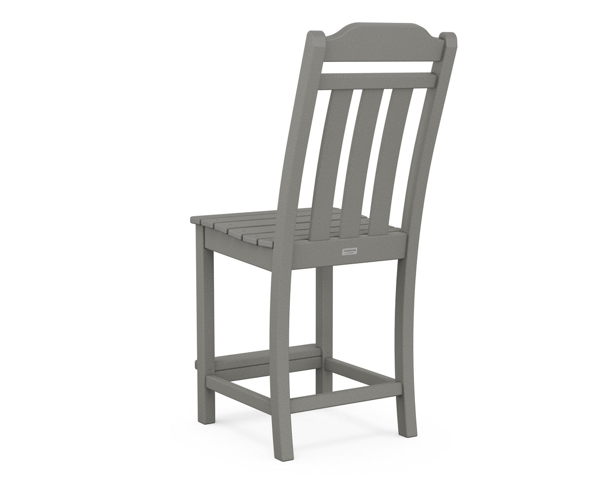 POLYWOOD Cottage Counter Side Chair angle view