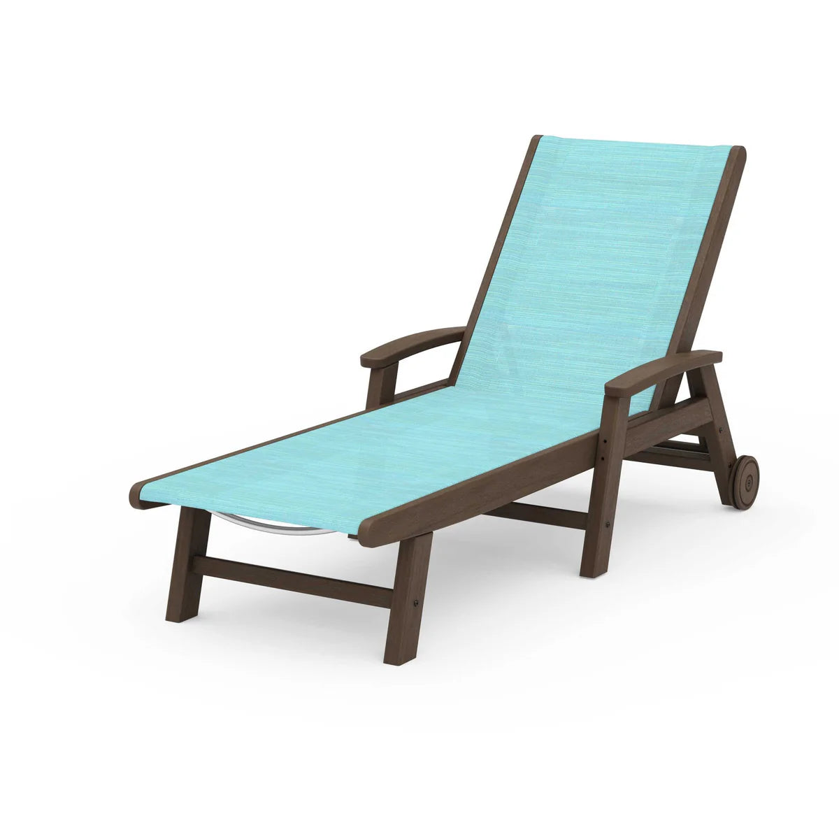 POLYWOOD Coastal Chaise with Wheels