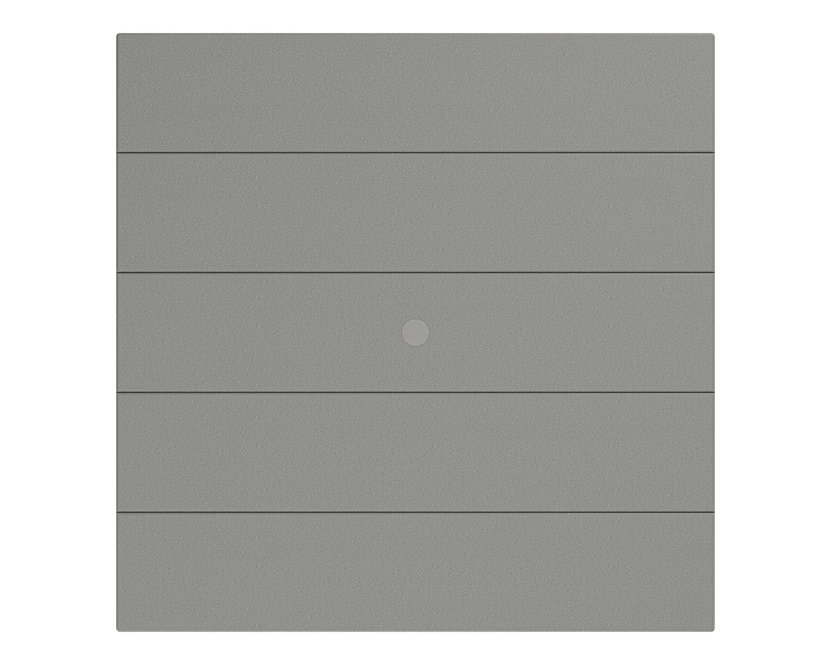 POLYWOOD product angle view in Slate Grey
