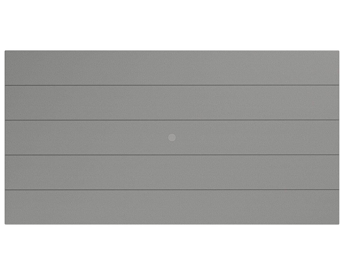 POLYWOOD product angle view in Slate Grey