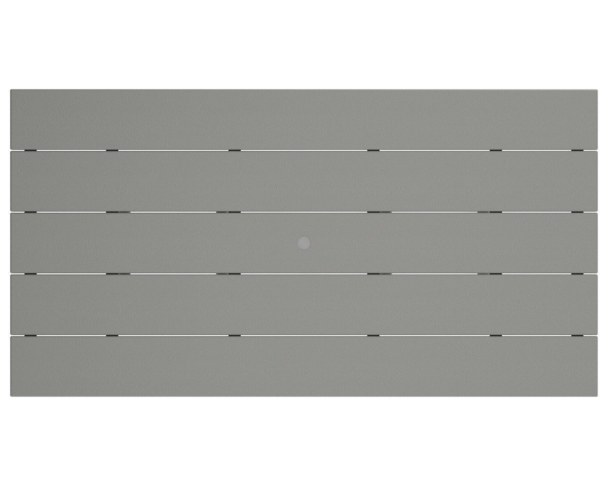 POLYWOOD product angle view in Slate Grey