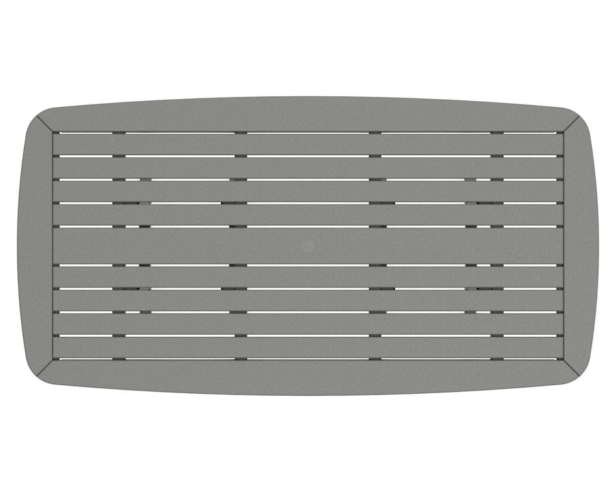 POLYWOOD product angle view in Slate Grey